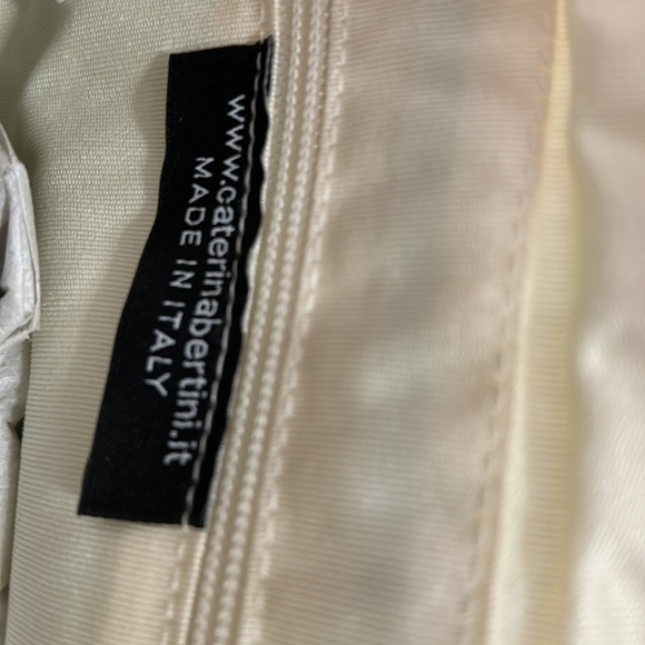 Catering Bertini Clutch turquoise and white NWT - Picture 3 of 6